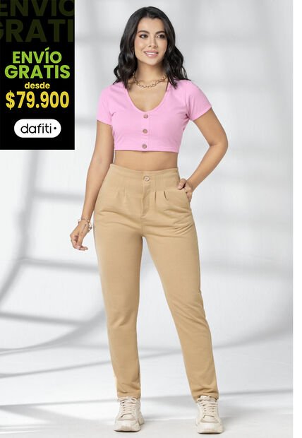 Pantalón Mujer Caramelo Mp 1785