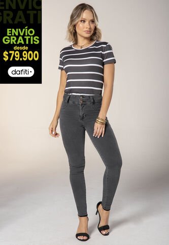 Jean Mujer Gris Mp 89588 MP