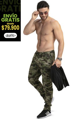 Jogger Hombre Verde Militar Mp 89194