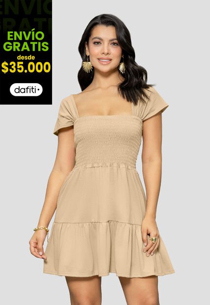 Vestido Mujer Latte Mp 110868