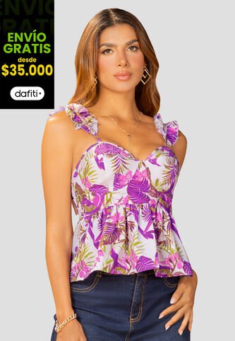 Blusa Mujer Estampado Mp 110426 MP