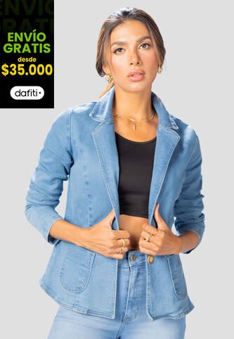 Chaqueta Mujer Azul Mp 108278 MP