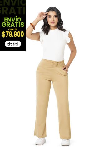 Pantalón Mujer Caramelo Mp 86925 MP