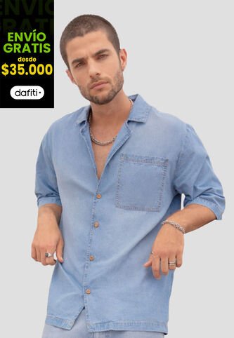 Camisa Hombre Azul Mp 106880 MP