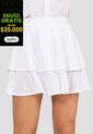 Falda Corta Mujer Blanco Mp 110536 de MP