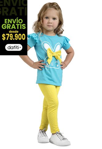 Conjunto Infantil Azul Turquesa Mp 72071 MP
