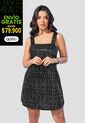 Vestido Corto Mujer Negro Mp 105180 de MP