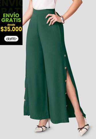 Pantalón Mujer Verde Pino Mp 111276 MP