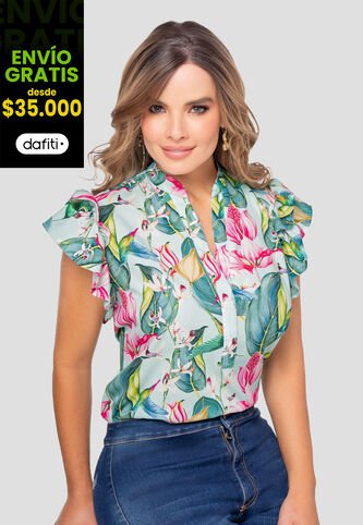 Blusa Mujer Estampado Mp 110136 MP