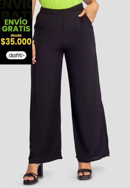 Pantalón Mujer Negro Mp 110430