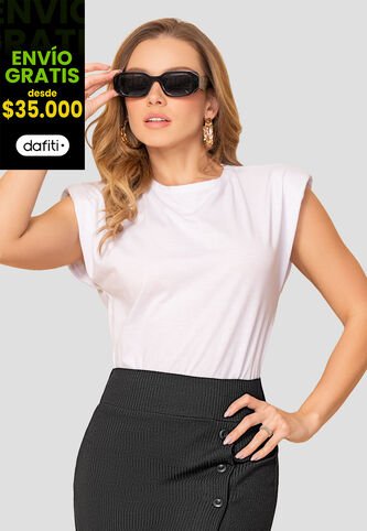 Blusa Mujer Blanco Mp 108315 MP