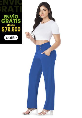 Pantalón Mujer Azul Rey Mp 86925 MP