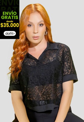 Blusa Mujer Negro Mp 108100 MP