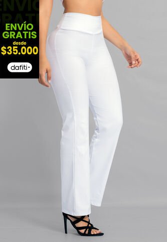 Pantalón Mujer Blanco Mp 108354 MP
