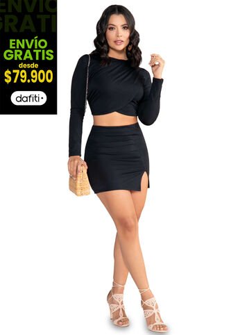 Conjunto Mujer Negro Mp 3250 MP