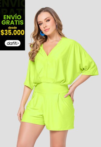 Enterizo Corto Mujer Citrus Mp 108347 MP