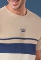 Camiseta Hombre Latte-Azul Mp 114234 de MP