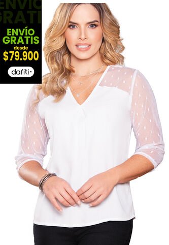 Blusa Adulto Blanco Mp 96193 MP