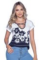 Camiseta Mujer Blanco-Azul Mp 32904 de MP