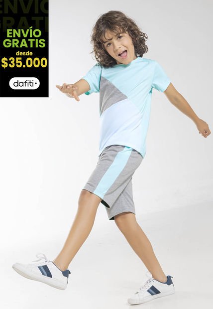 Conjunto Niños Infantil Azul Mp 942