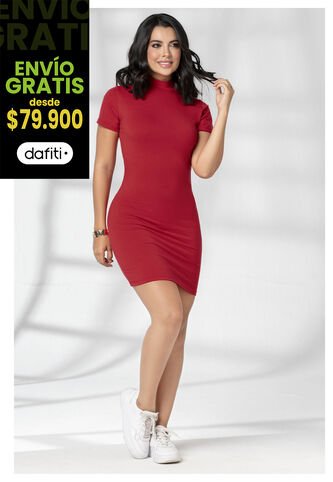 Vestido Corto Mujer Rojo Mp 5947 MP