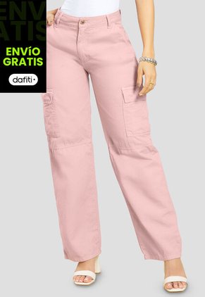Pantalón Mujer Rosa Polvo Mp 111056