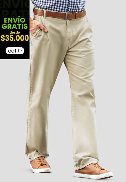 Pantalón Hombre Latte Mp 110409