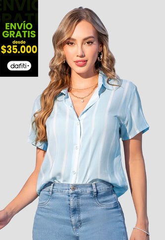 Camisa Mujer Estampado Mp 107550 MP