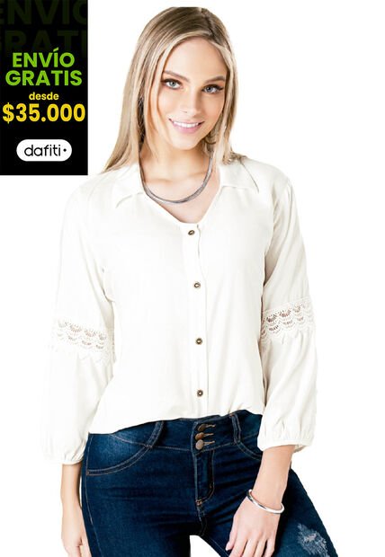 Camisa Adulto Marfil Mp 88829