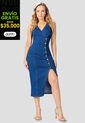 Vestido Mujer Azul Medio Mp 108279 de MP
