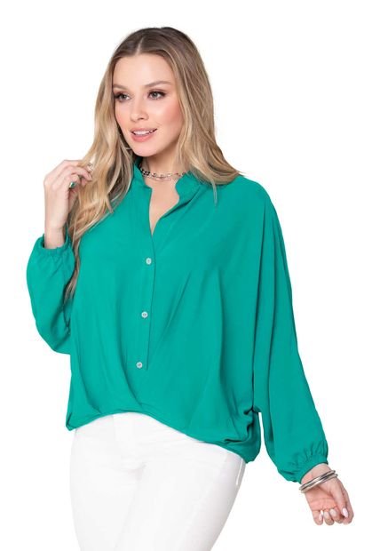 Camisa Mujer Verde Mp 868