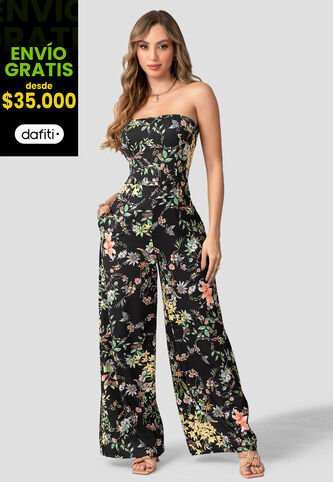 Enterizo Largo Mujer Estampado Mp 110421 MP