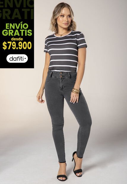 Jean Mujer Gris Mp 89588