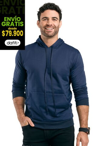 Hoodie Hombre Azul Mp 89754 MP
