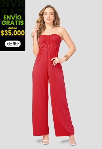 Enterizo Largo Mujer Rojo Mp 106976 MP