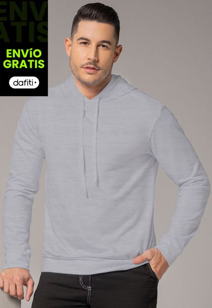 Buzo Hombre Gris Mp 393