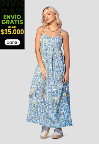 Vestido Mujer Estampado Mp 107975 MP