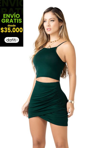 Conjunto Mujer Verde Mp 6585