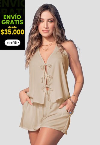 Conjunto Mujer Latte Mp 107864 MP