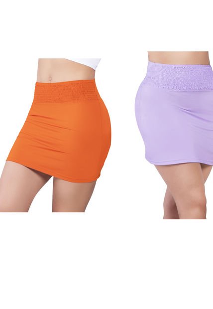 Falda Paq X2 Mujer Multicolor Mp 9900