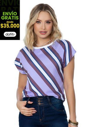 Camiseta Mujer Multicolor Mp 33473