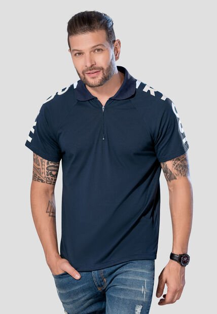 Polo Hombre Azul Navy Mp 104789