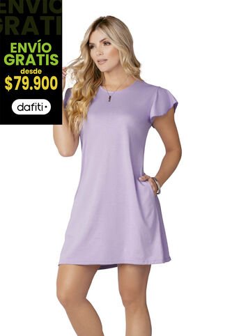 Vestido Corto Mujer Lila Mp 68383 MP