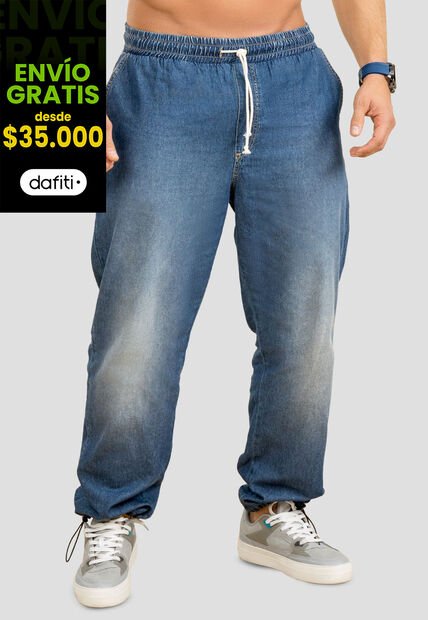 Jogger Hombre Azul Mp 107119