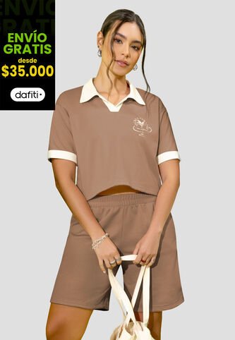 Conjunto Mujer Chocolate Mp 108113 MP