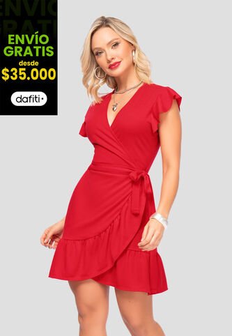 Vestido Corto Mujer Rojo Mp 106852 MP