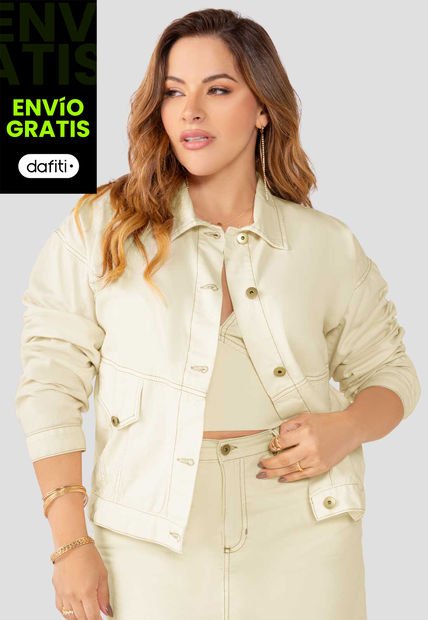 Chaqueta Mujer Blanco Mp 100303