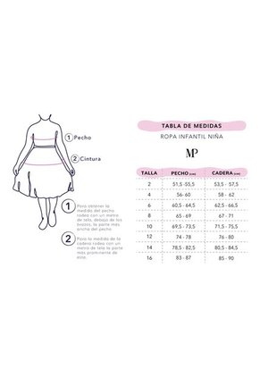 Vestido Infantil Rosado Mp 88514