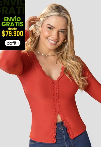 Camibuzo Mujer Rojo Mp 114382 MP