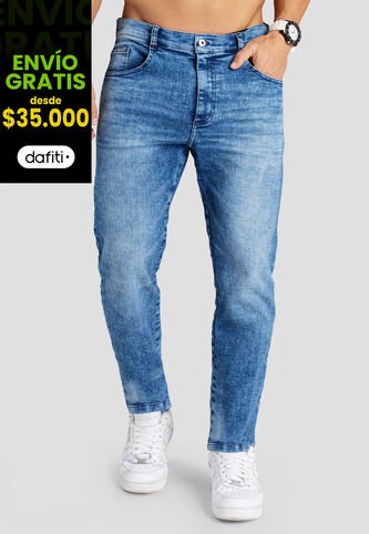 Jean Hombre Azul Medio Mp 103240 MP